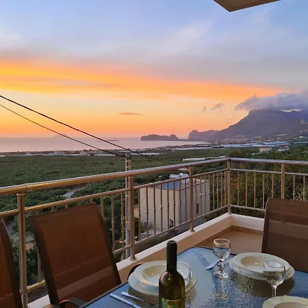 New Villa Kalimera, View To Falasarna Beach Platanos  Exterior photo