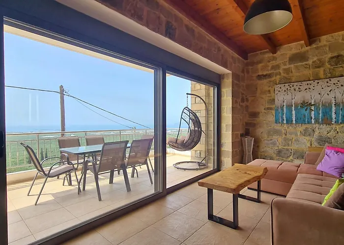 New Villa Kalimera, View To Falasarna Beach
